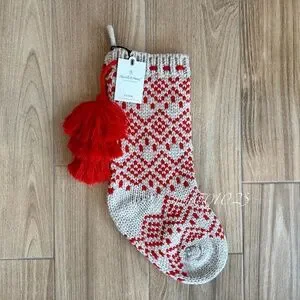 Hearth & Hand Magnolia Fair Isle Knit Christmas Stocking - Thumbnail 4